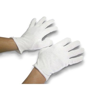 Găng tay tỉnh điện phủ PU ngón (Màu trắng)